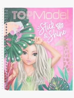 TOPModel Kreativt Legetøj-Stick & Shine Malebog
