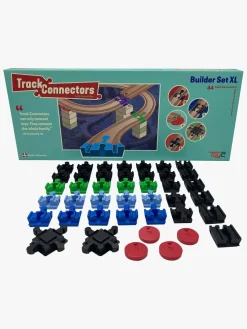 TOY2TrackConnector Togbaner & Legeborde-TOY2 Track Connector Builder Set XL Koblinger, Multifarvet