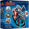 MarvelAvengers Trefl Wood Craft Origin Marvel Avengers Puslespil Fearless Captain America 160 Brikker