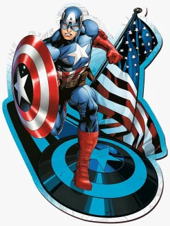 MarvelAvengers Trefl Wood Craft Origin Marvel Avengers Puslespil Fearless Captain America 160 Brikker