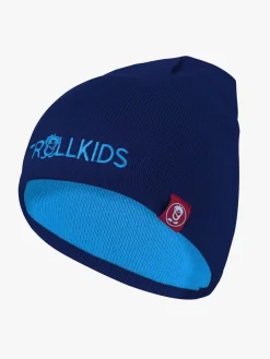 Børn Trollkids Troll Hue, Navy/Medium Blue
