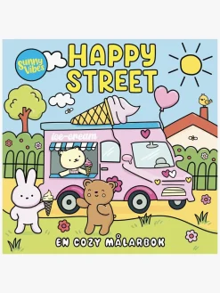 TukanForlag Kreativt Legetøj-Tukan Förlag Cozy Happy Street Malebog