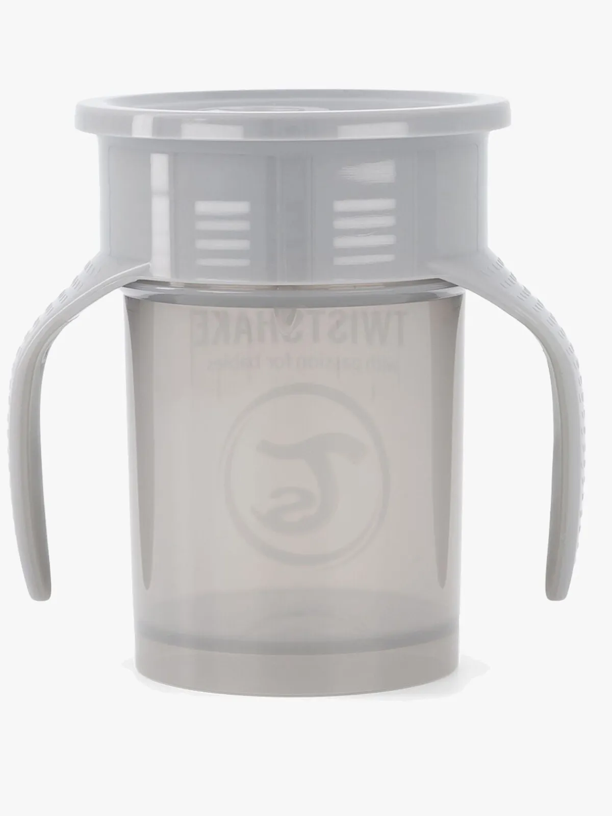 Spisetid|Twistshake 360 Øvekop, Pastel Grey Grå