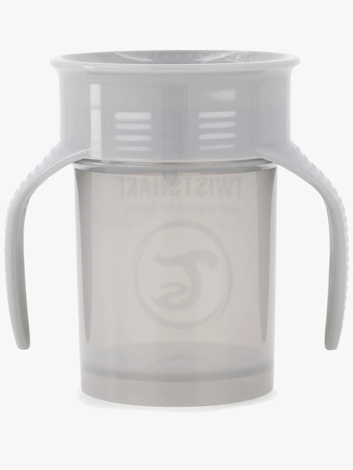 Spisetid|Twistshake 360 Øvekop, Pastel Grey Grå
