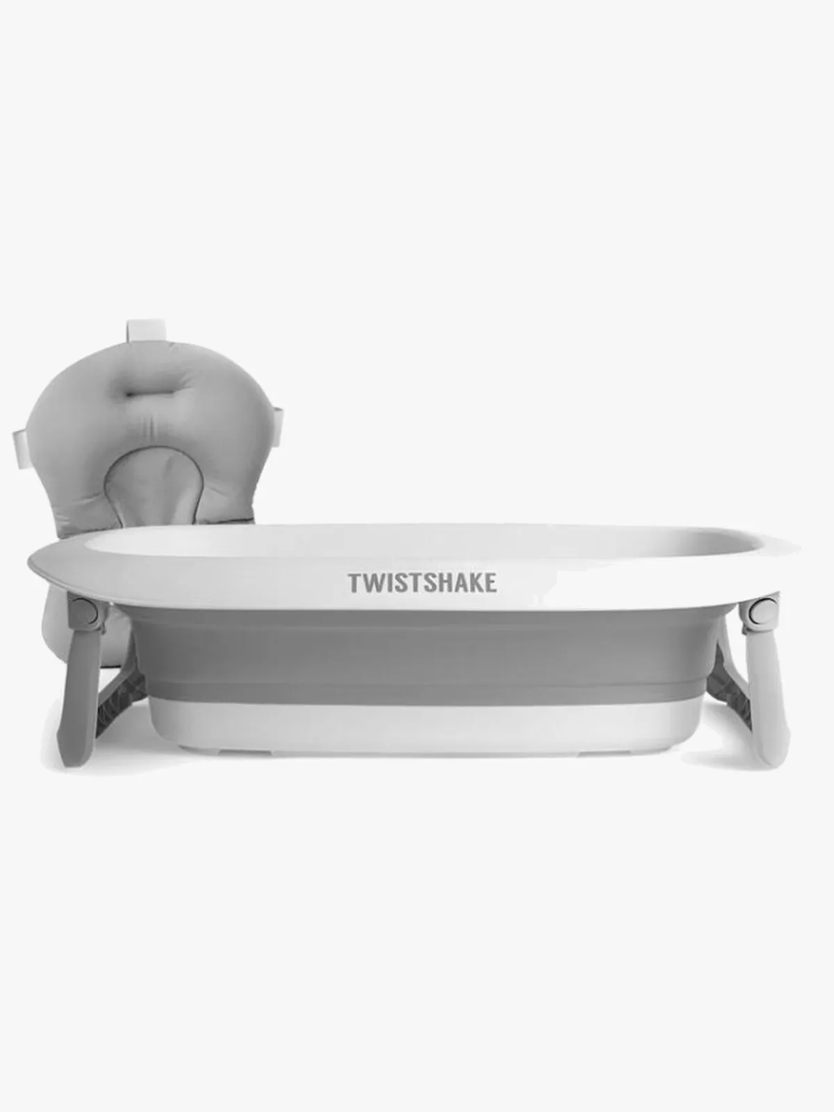 Twistshake Badeværelset-Badekar med Pude, Pastel Grey