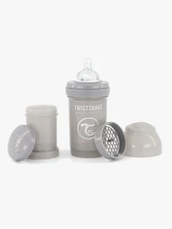 Spisetid|Twistshake Sutteflaske Anti-Kolik 180 ml, Grå Grå