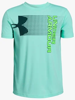 Overdele|UnderArmour Under Armour Crossfade Tee Træningstrøje, Neo Turquoise Blå/Sort