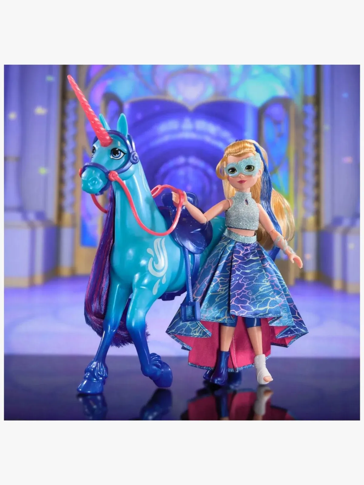 UnicornAcademy Legetøjsfigurer-Unicorn Academy Dukke Isabel Masquerade 24 cm