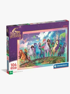 Clementoni Spil & Puslespil-Unicorn Academy Puslespil 104 Brikker