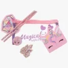 UnicornGems Kreativt Legetøj-Unicorn Gems Penalhus med Skrivesæt, Pink