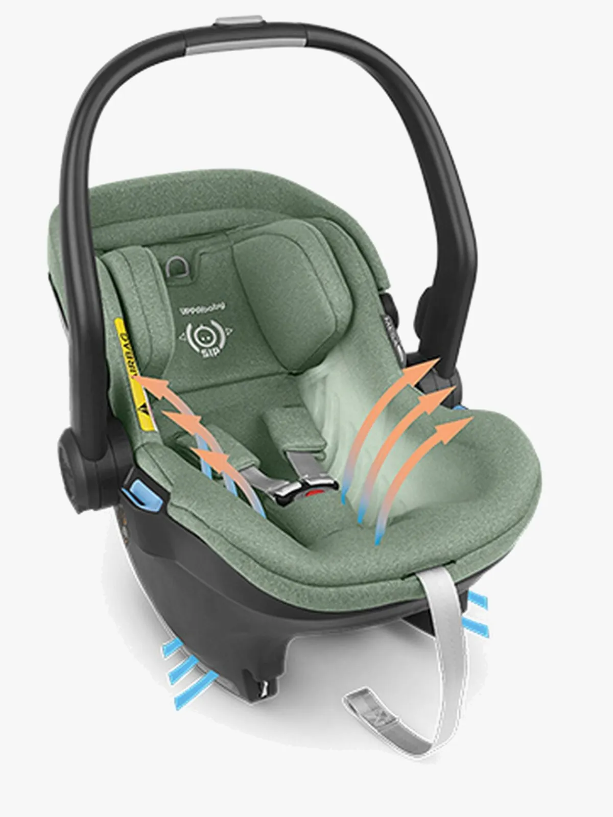UPPAbaby MESA i-Size Autostol Baby, Emmett Green
