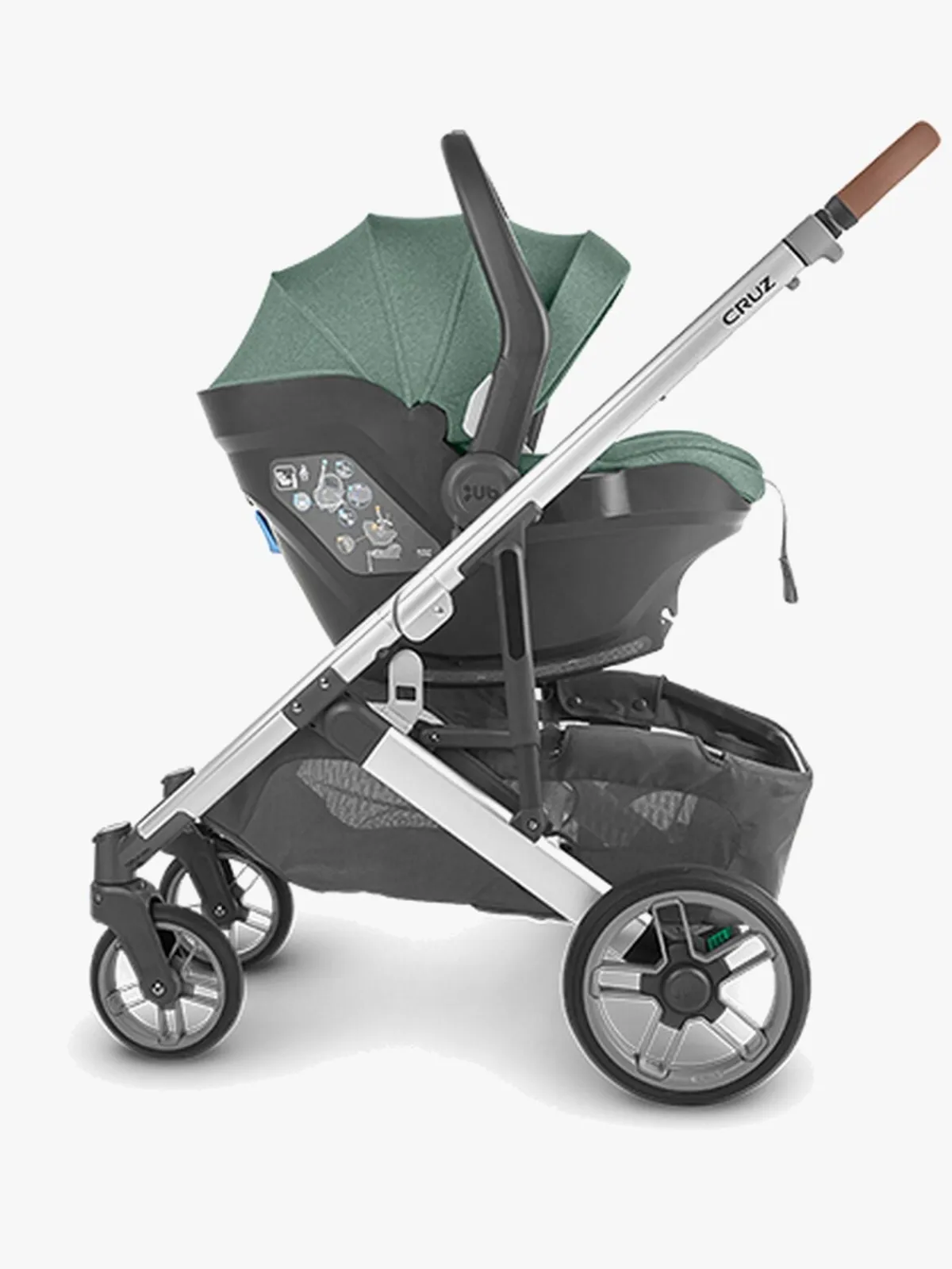 UPPAbaby MESA i-Size Autostol Baby, Emmett Green