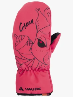 Børn Vaude Kids Small Gloves III Vanter, Bright Pink