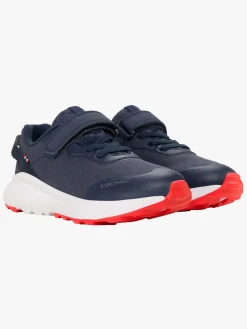 Børn VikingFootwear Viking Aery Dal Sneakers, Navy/Rød