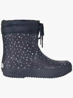 Børn VikingFootwear Viking Alv Indie Moomin Forede Gummistøvler, Navy