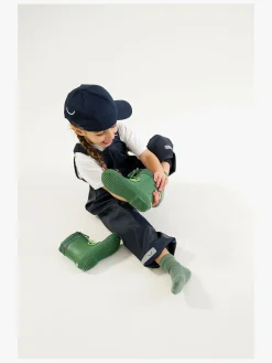 Børn VikingFootwear Gummistøvler-Viking Alv Indie Print Gummistøvler, Green