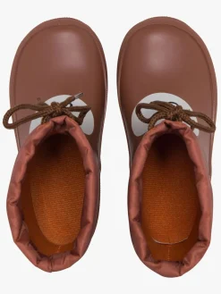 Børn VikingFootwear Viking Alv Indie Print Gummistøvler, Cognac