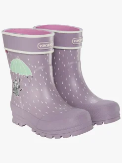 Børn VikingFootwear Gummistøvler-Viking Alv Jolly Mumitroldene Gummistøvler, Lilac