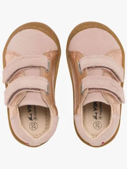 Børn VikingFootwear Viking Alv Rena Barefoot 2V Begyndersko, Light Pink/Gold