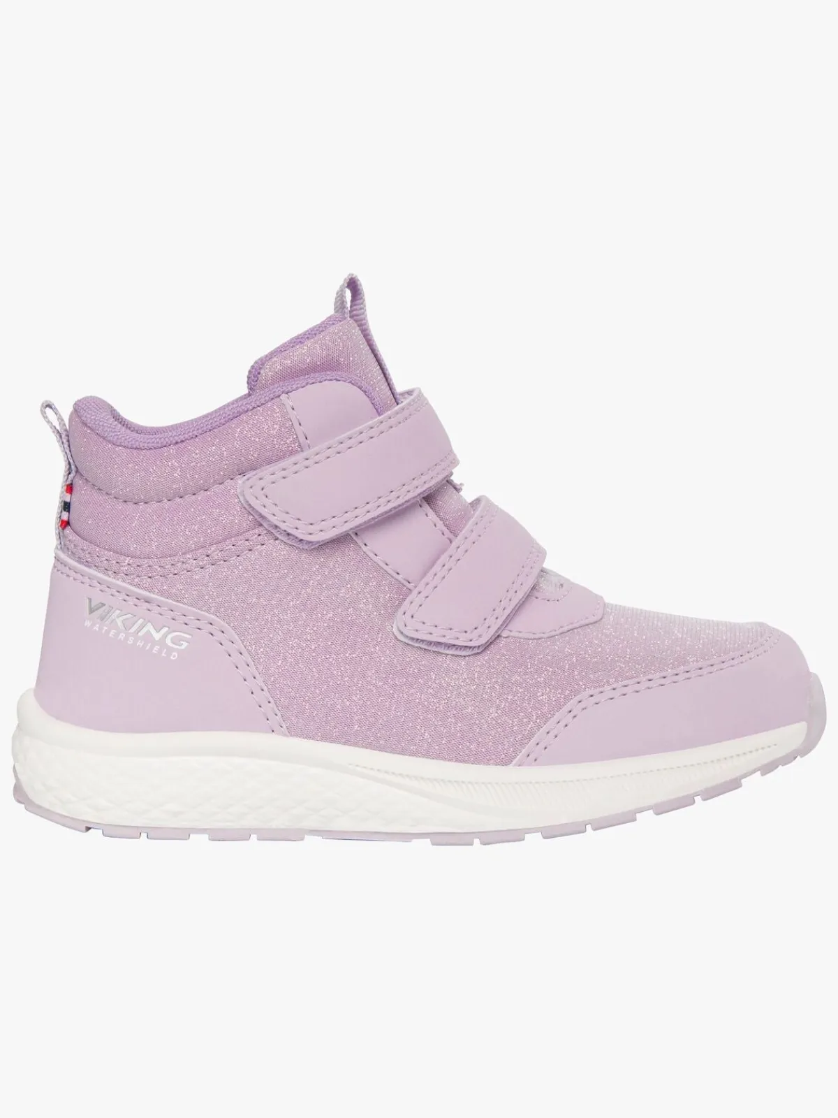 Børn VikingFootwear Viking Bouncy Glitter Mid 2V WP Sneakers, Lilac