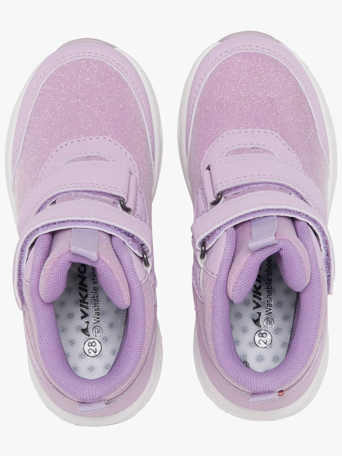 Børn VikingFootwear Viking Bouncy Glitter Mid 2V WP Sneakers, Lilac