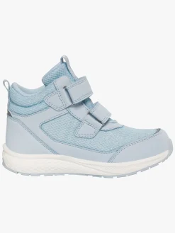 Børn VikingFootwear Viking Bouncy Glitter Mid 2V GTX Sneakers, Light Blue