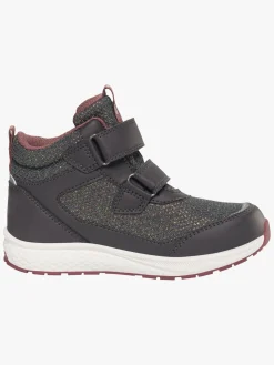 Børn VikingFootwear Sneakers-Viking Bouncy Glitter Mid 2V GTX Sneakers, Charcoal