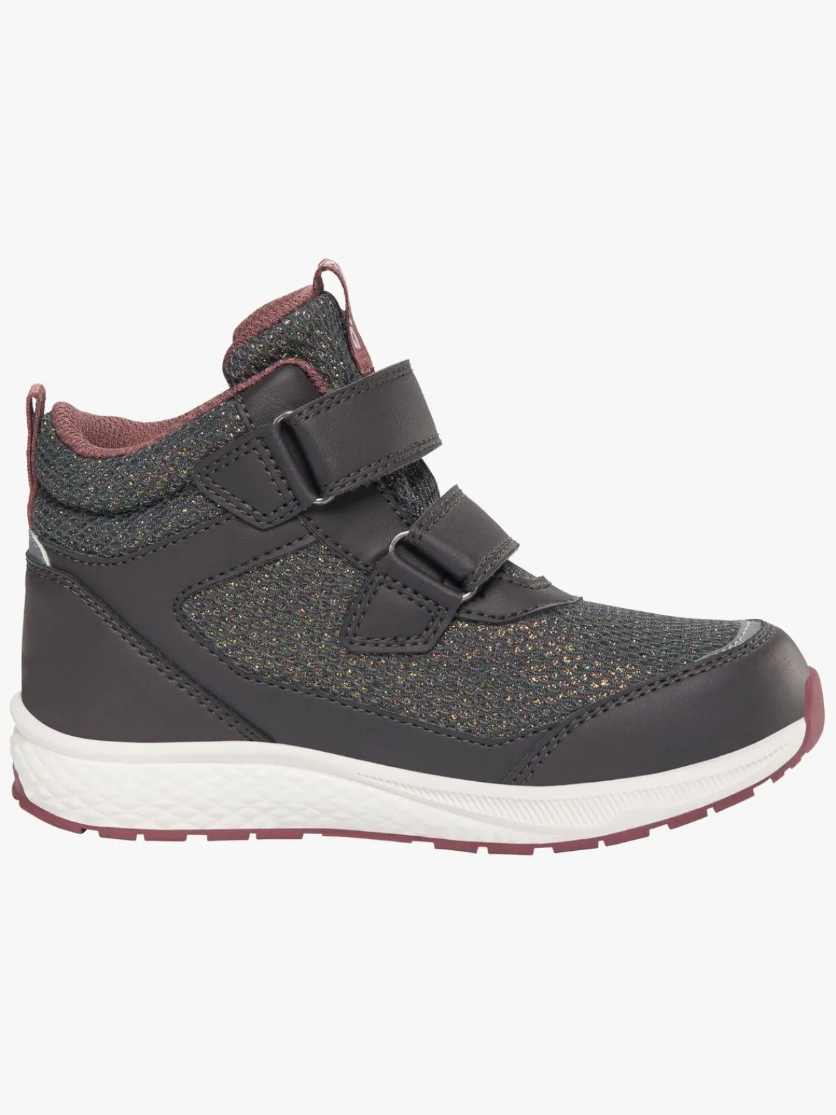 Børn VikingFootwear Sneakers-Viking Bouncy Glitter Mid 2V GTX Sneakers, Charcoal