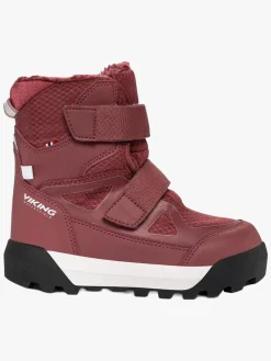 Børn VikingFootwear Viking Constrictor Warm SC WP Vinterstøvler, Dark Pink