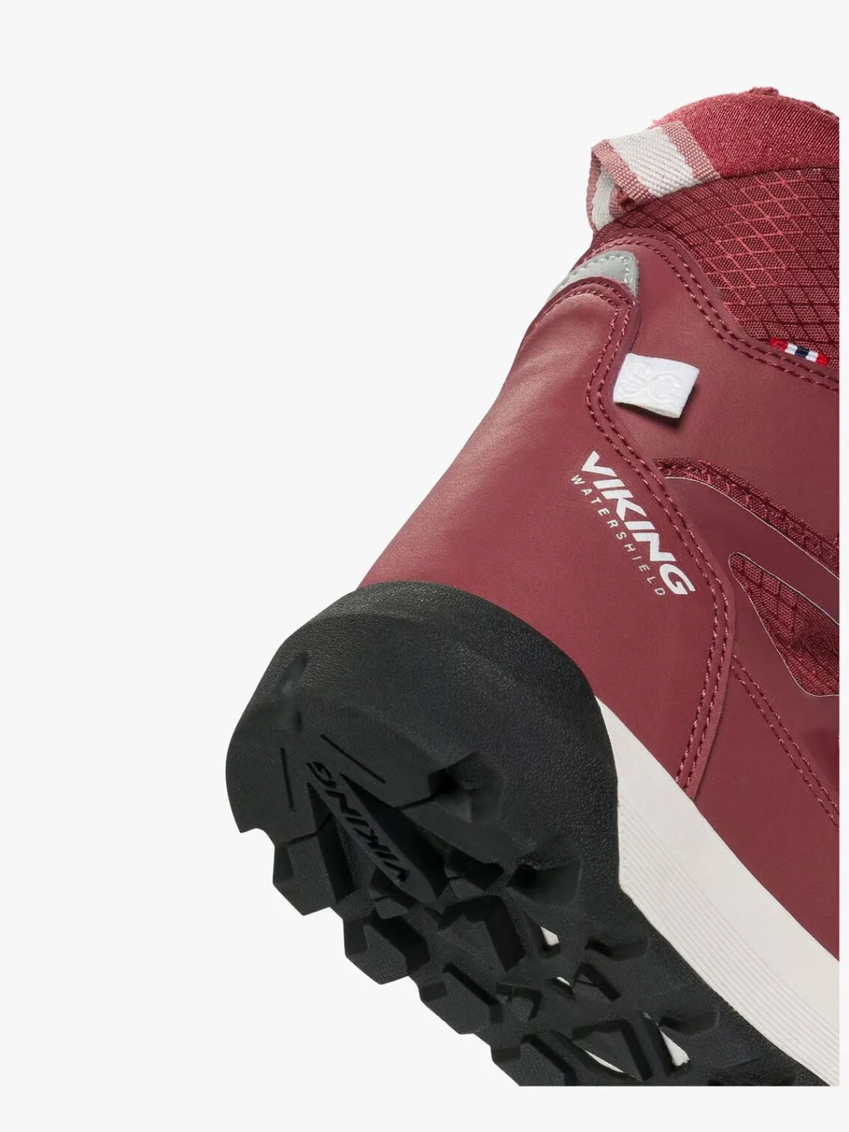 Børn VikingFootwear Viking Constrictor Warm SC WP Vinterstøvler, Dark Pink