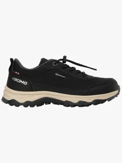 Børn VikingFootwear Viking Crude Low WP Sneakers, Black/Charcoal