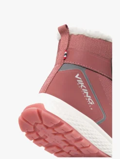 Børn VikingFootwear Viking Equip Glow Warm WP 2V Vinterstøvler, Pink