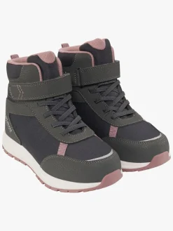 Børn VikingFootwear Viking Equip WP 1V Vinterstøvler, Charcoal/Dusty Pink