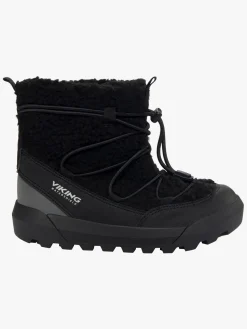 Børn VikingFootwear Støvler & Vinterstøvler-Viking Expower Flake WP SL Vinterstøvler, Sort