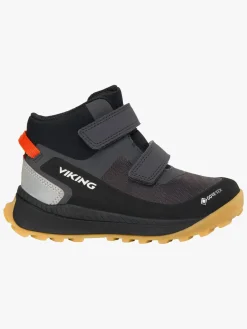 Børn VikingFootwear Viking Expower Mid GTX 2V Sneakers, Black