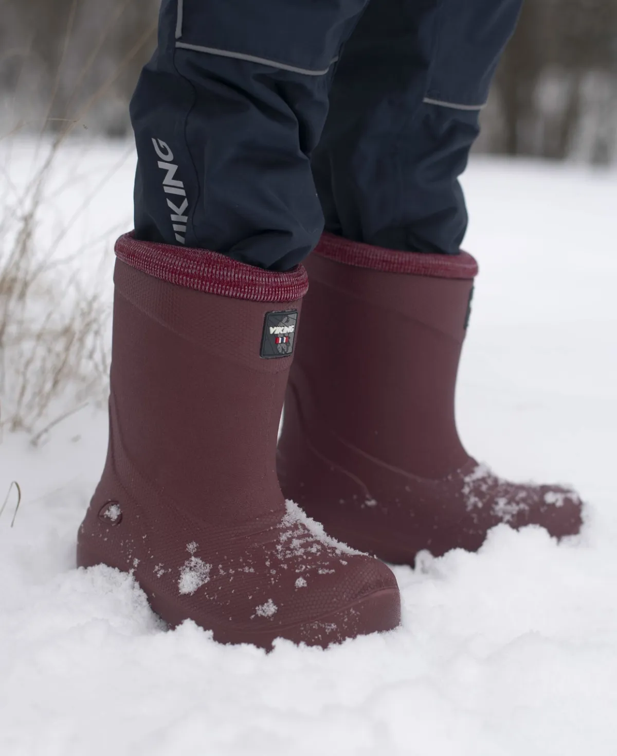 Gummistøvler|VikingFootwear Viking Frost Fighter Forede Gummistøvler, Dark Pink