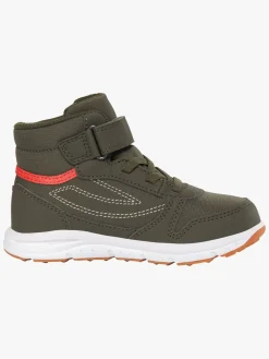 Børn VikingFootwear Viking Hovet Mid 1V WP Sneakers, Olive/Red