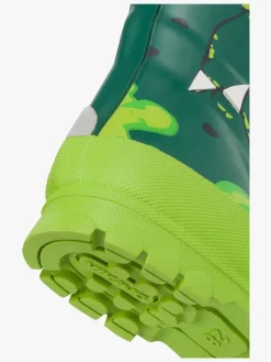 Børn VikingFootwear Gummistøvler-Viking Jolly Print Gummistøvler, Bottlegreen