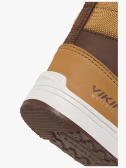 Børn VikingFootwear Viking Lucas Mid 1V WP Vinterstøvler, Camel
