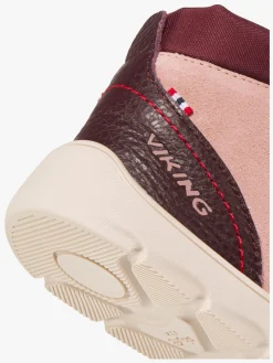 Børn VikingFootwear Sneakers-Viking Molde Barefoot Mid TEX 2V Jr Sneakers, Light Pink