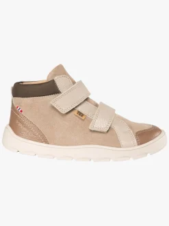Børn VikingFootwear Viking Molde Barefoot Mid TEX 2V Jr Sneakers, Dark Natural