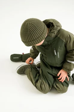 Børn VikingFootwear Viking Play Hue Merinomix, Olive