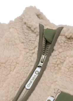 Børn VikingFootwear Viking Playtime Fleecetrøje, Cement