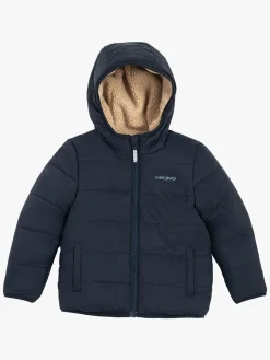 Børn VikingFootwear Viking Playtime Vendbar Dynejakke/fleecetrøje, Navy