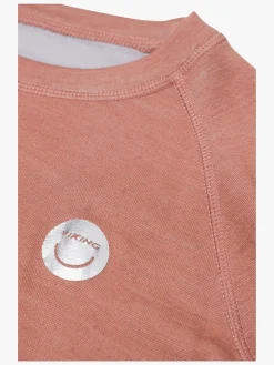 Undertøj|VikingFootwear Viking Soft Merino Skiundertrøje Merinomix, Pink Lyserød