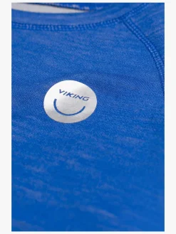 Undertøj|VikingFootwear Viking Soft Merino Skiundertrøje Merinomix, Blå Blå