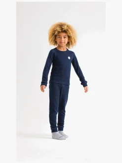 Børn VikingFootwear Viking Soft Merino Skiundertrøje Merinomix, Navy