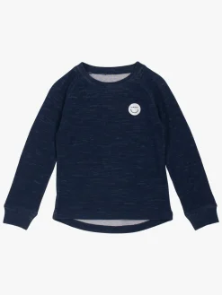 Børn VikingFootwear Viking Soft Merino Skiundertrøje Merinomix, Navy