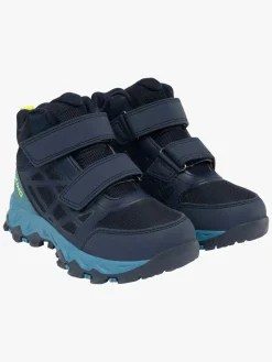 Sneakers|VikingFootwear Viking Track Mid WP 2V Sneakers, Navy/Denim Blå/Gul