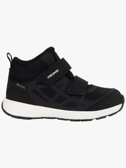 Børn VikingFootwear Viking Veme Reflex 2V Mid GTX Sneakers, Black/White